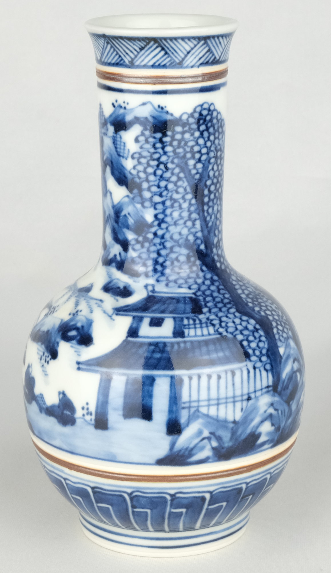 栗山園オンライン通販部 / 【出物】 染付山水皆具 西村徳泉