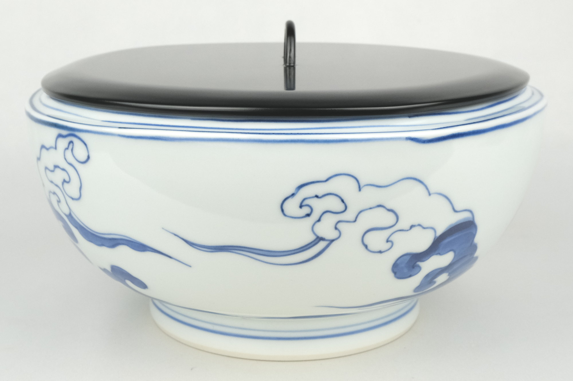 栗山園オンライン通販部 / 【出物】 染付桜川水指 西村徳泉