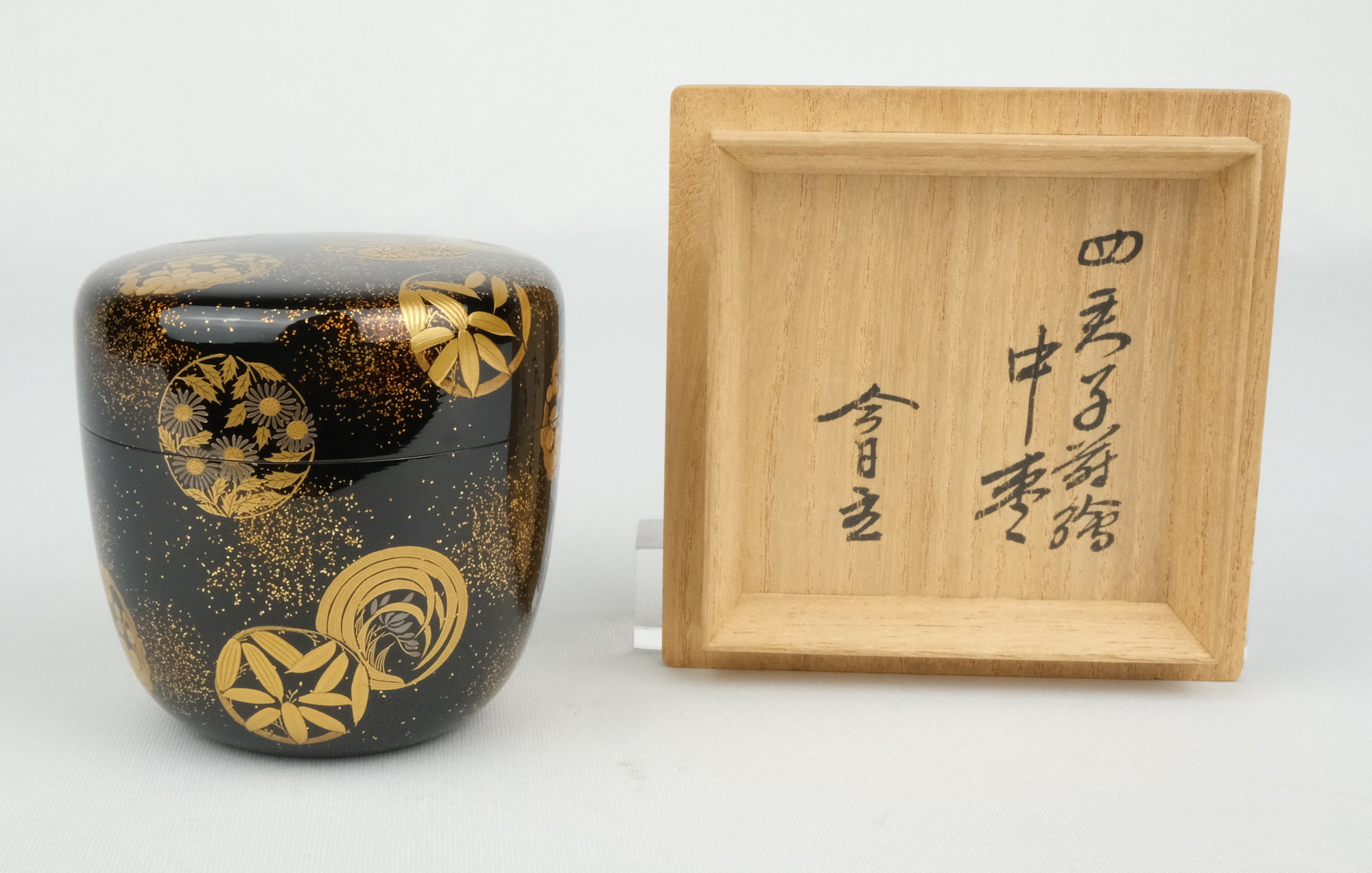 漆製蒔絵四季棗 4個 漆製蒔絵四季棗 4個 漆製蒔絵四季棗 4個｜漆製蒔絵