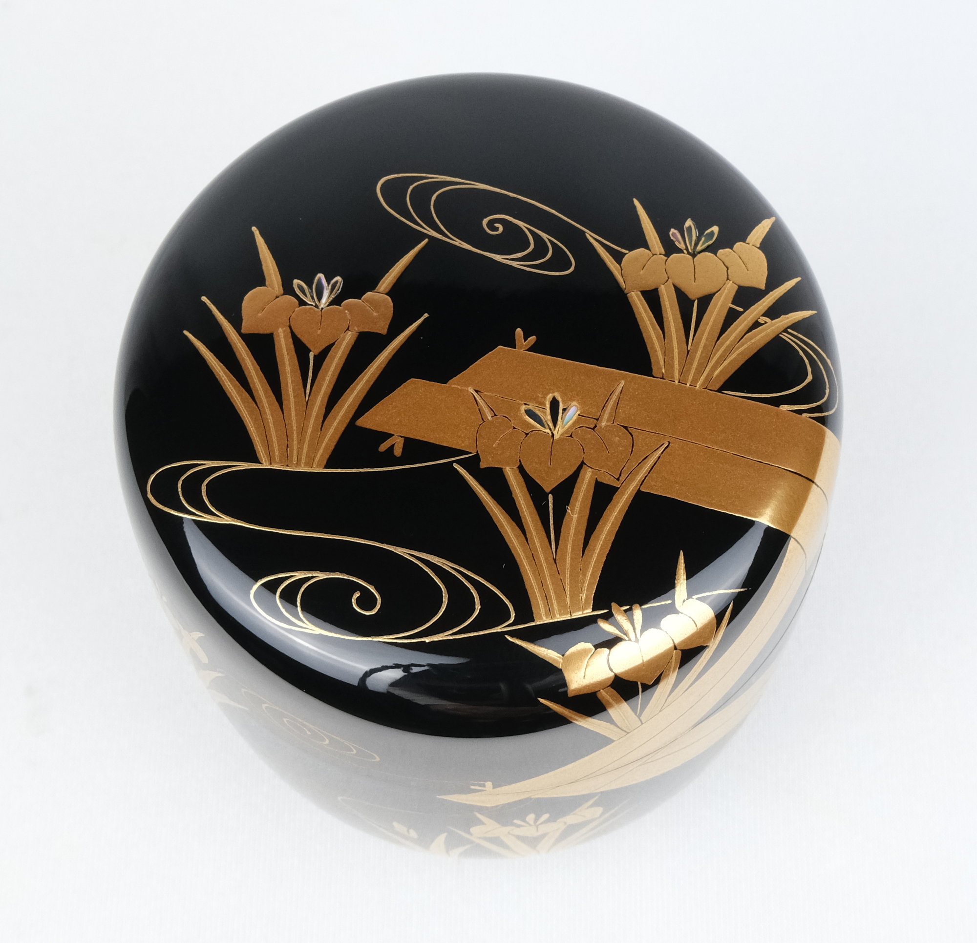 栗山園オンライン通販部 / 【出物】 八橋蒔絵大棗 竹内幸斎