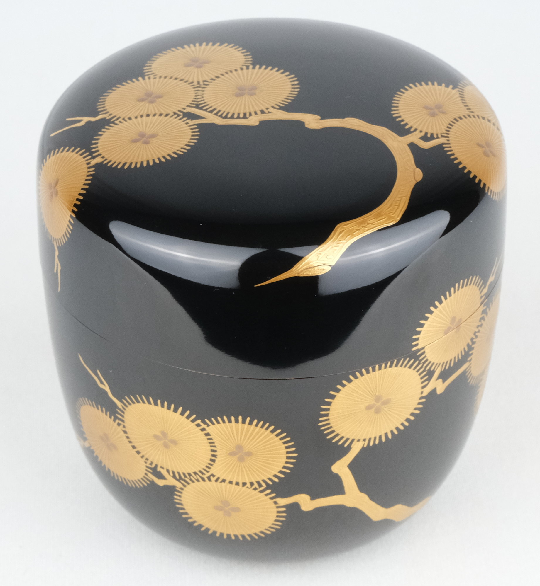 栗山園オンライン通販部 / 【出物】 唐松蒔絵大棗 一瓢斎 鵬雲斎書付