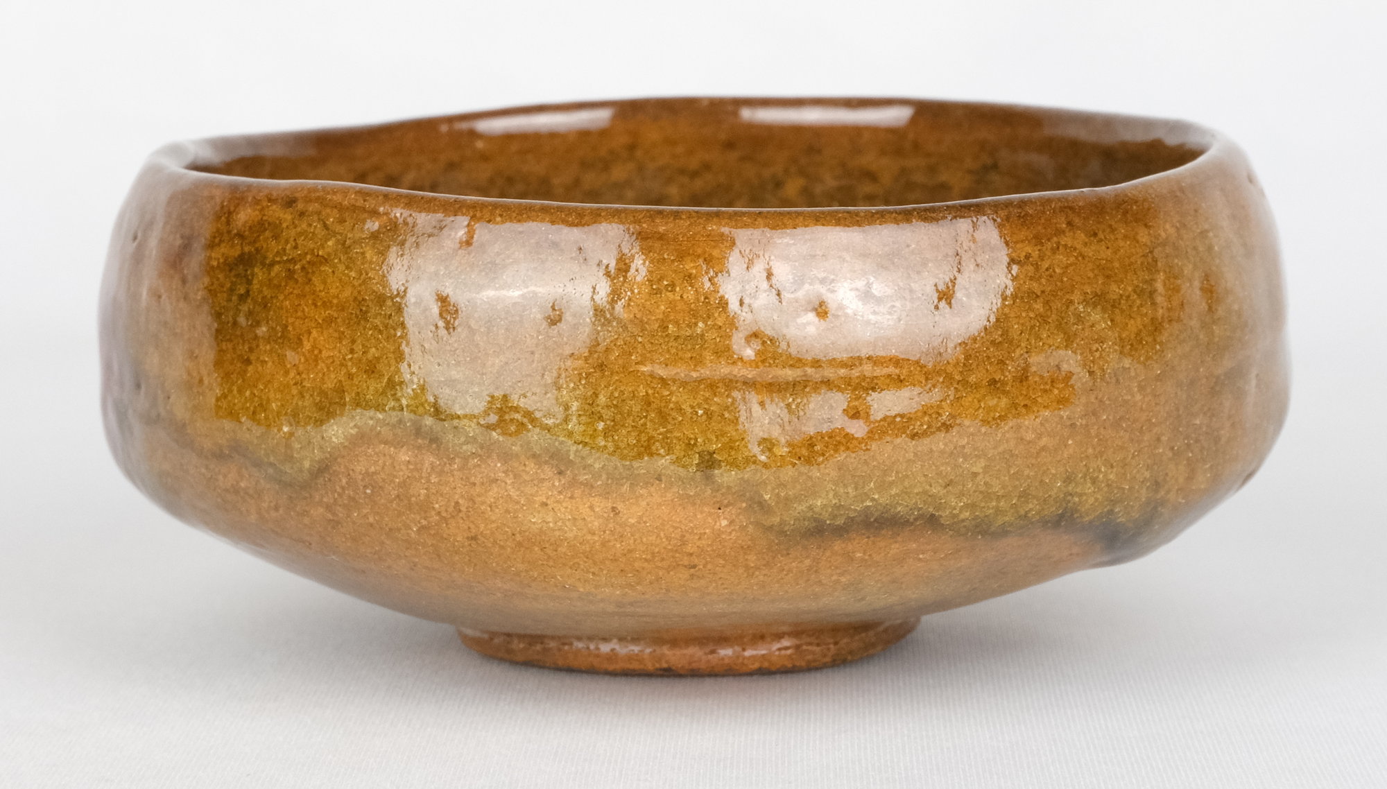 栗山園オンライン通販部 / 【出物】 飴釉平茶碗 9代大樋長左衛門