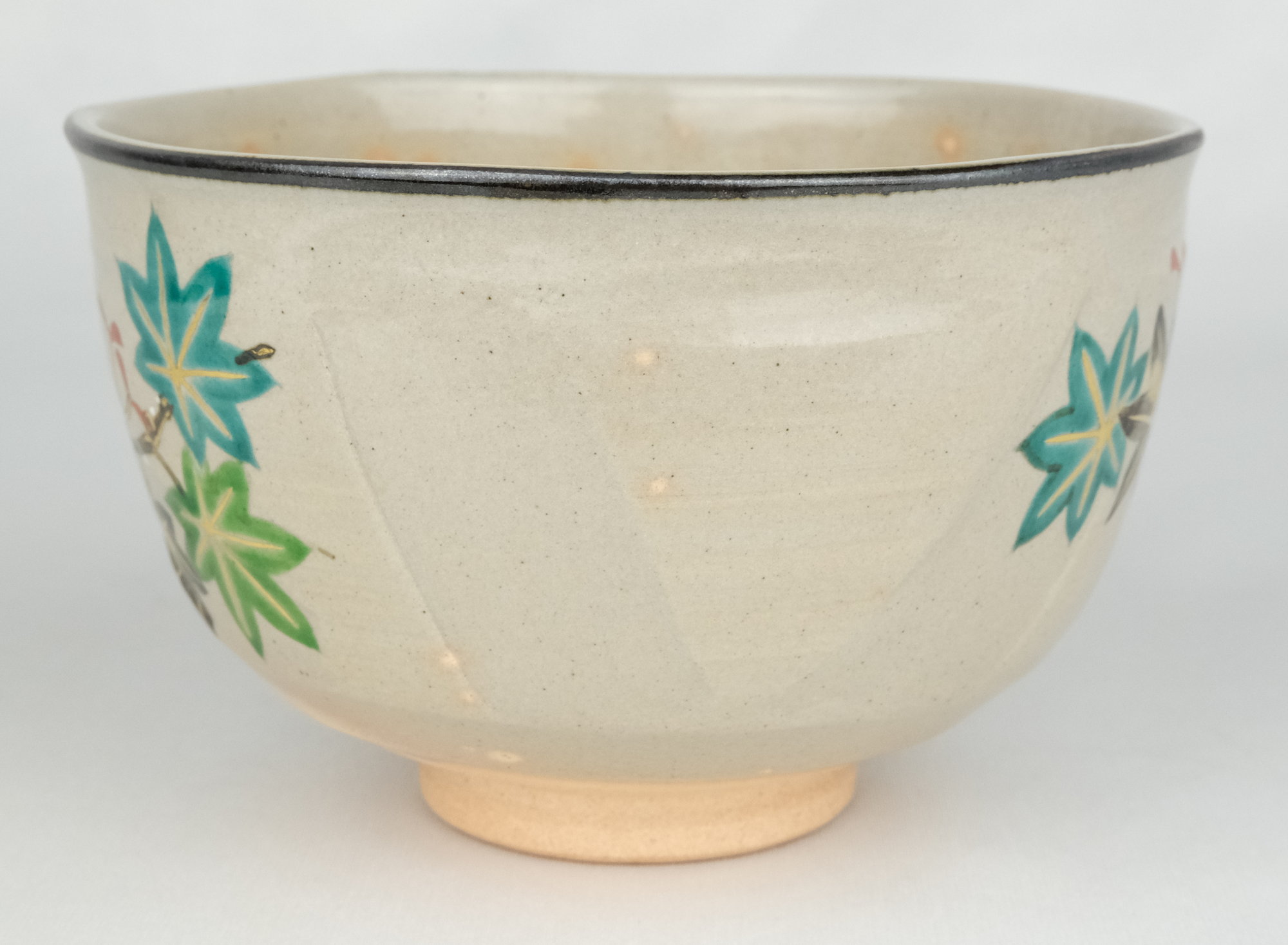 栗山園オンライン通販部 / 【出物】 乾山写青楓の絵茶碗 手塚充