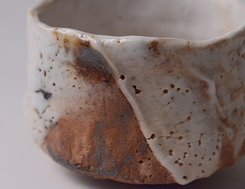 堀一郎 志野茶碗 | しぶや黒田陶苑