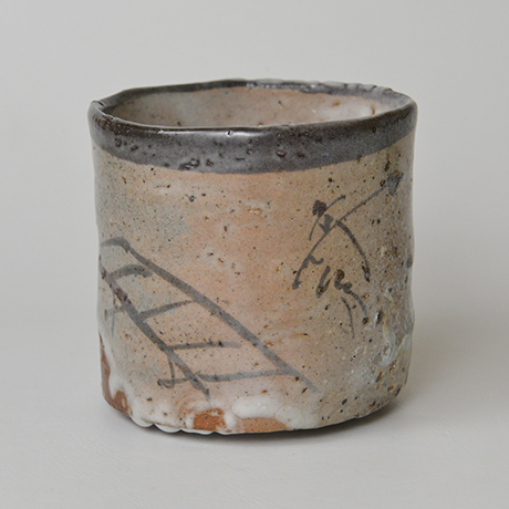 No.172 絵唐津筒茶碗 Chawan, E-karatsu | しぶや黒田陶苑