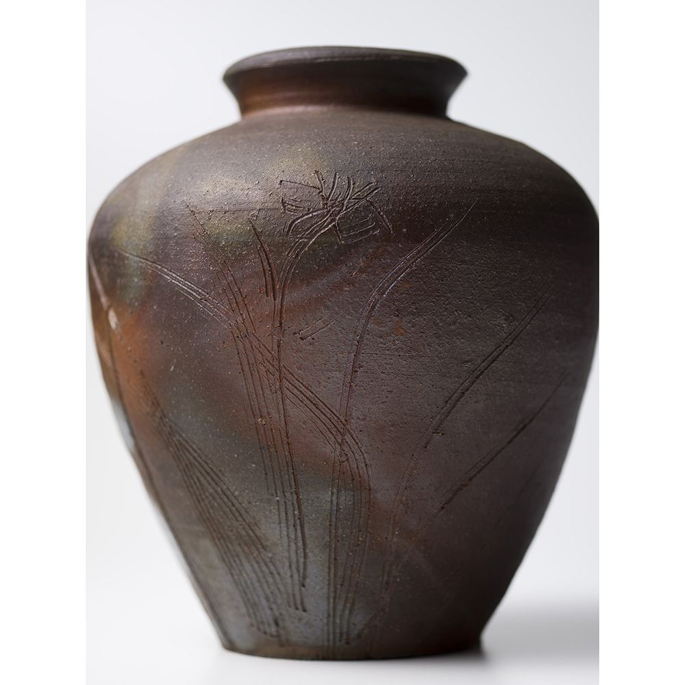 北大路魯山人 備前あや免花入 | しぶや黒田陶苑