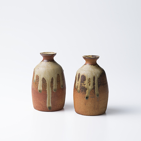 窯变大壺。花器。華道具。手造。戰前。名作家「北大路魯山人」。茶室