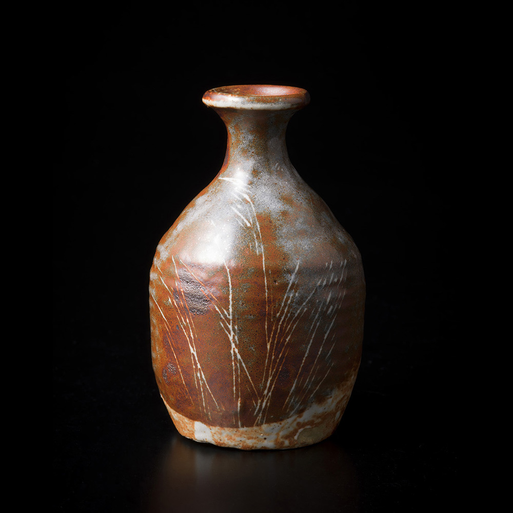 北大路魯山人 鼠志野芒文徳利 | しぶや黒田陶苑