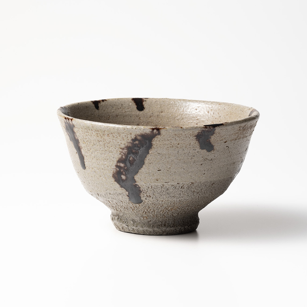 濱田 庄司 塩釉流掛茶盌 | しぶや黒田陶苑
