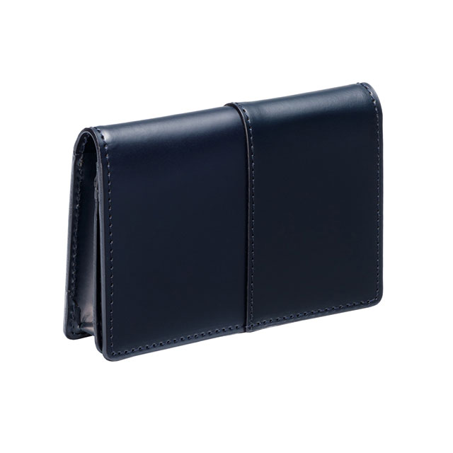 コードバン つや無し 名刺入れ （ブラック） | 黒川鞄工房のメンズ