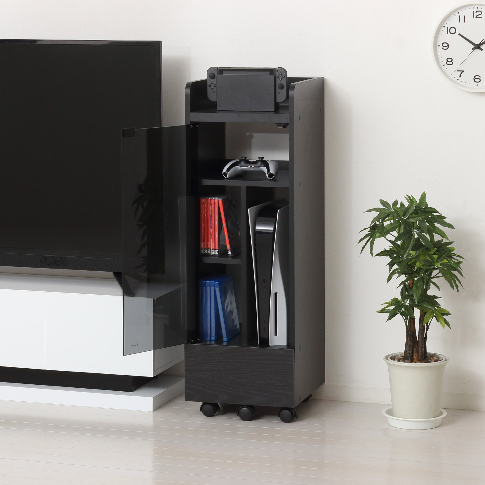 ゲーム機ラック キャスター付き | 株式会社クロシオ｜クロシオ