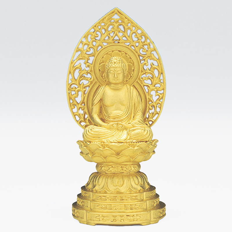 株式会社MERFオンラインショップ【KUROTANI】純金 阿弥陀如来座像 10cm