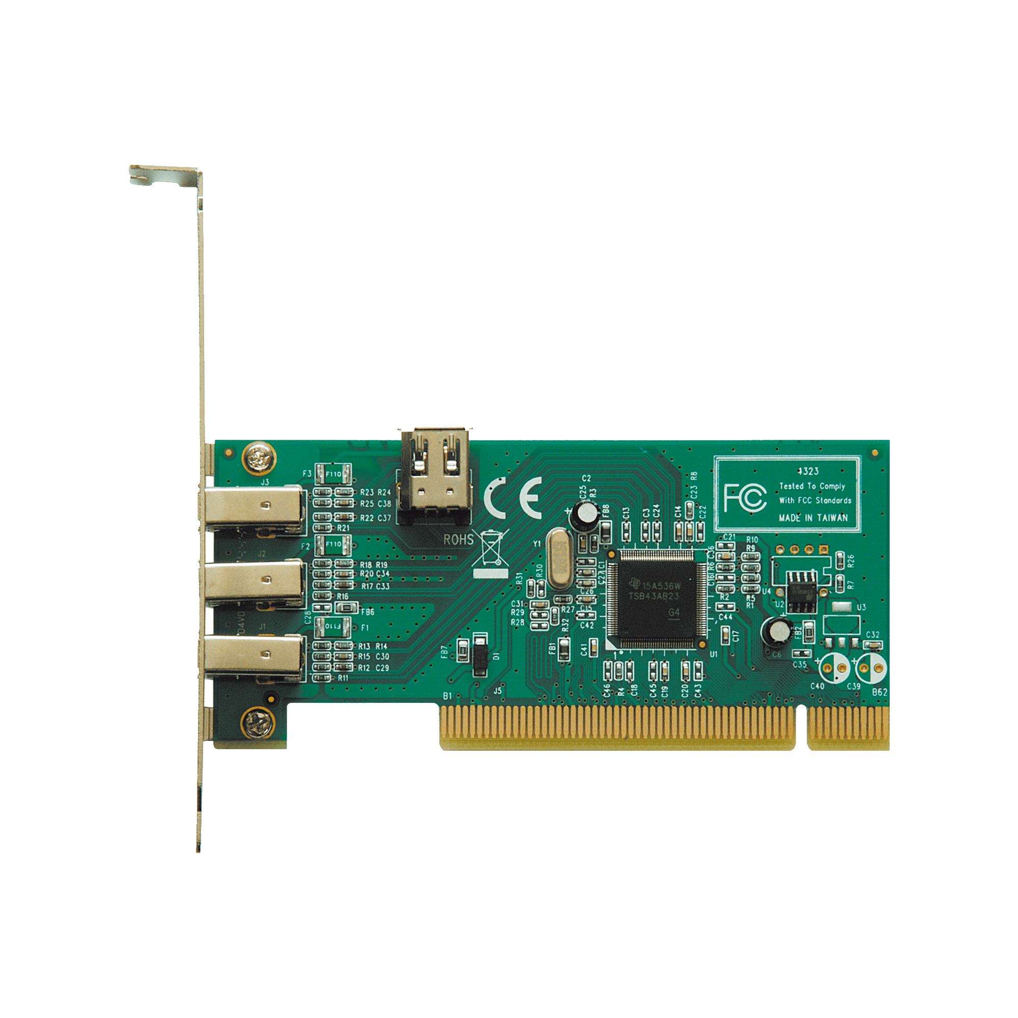 1394T-LPPCI2 | IEEE1394 6pinx4 インターフェースボード(TI社製