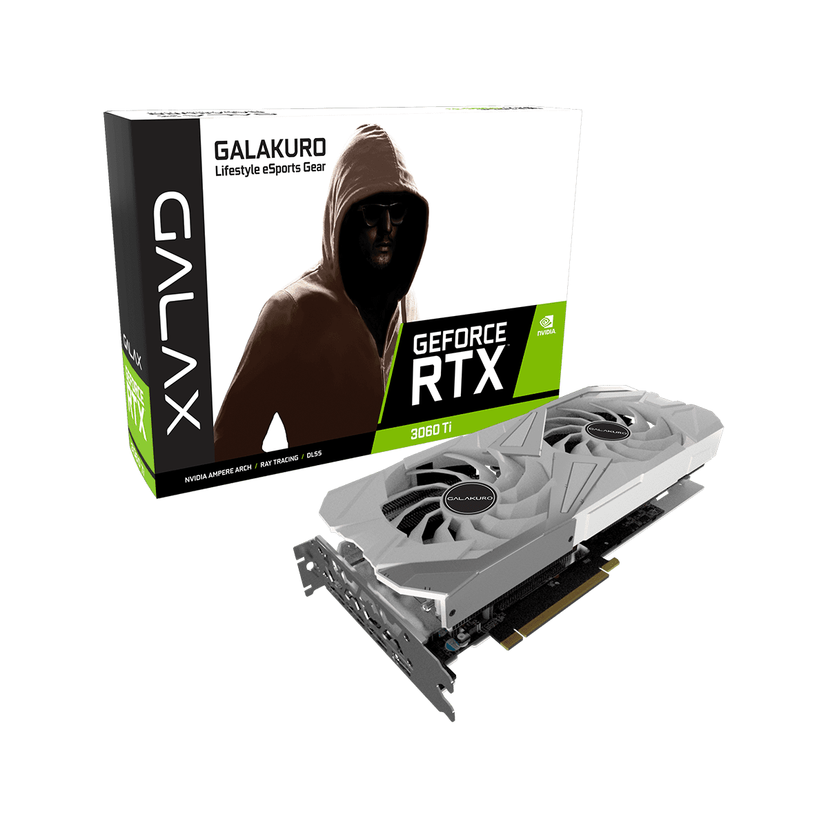 GK-RTX3060Ti-E8GB/WHITE | 玄人志向 GALAKURO NVIDIA GEFORCE RTX