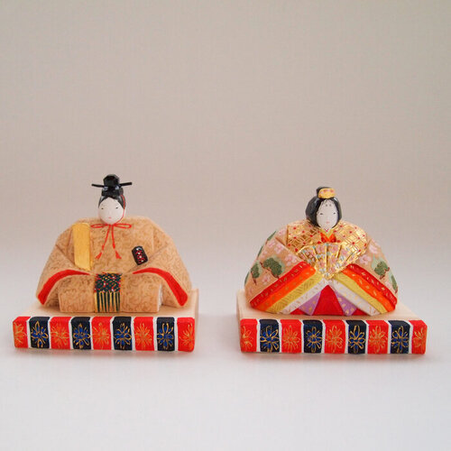 繭／奈良町南観光案内所：一刀彫 荒木義人 立雛・内裏雛 販売の