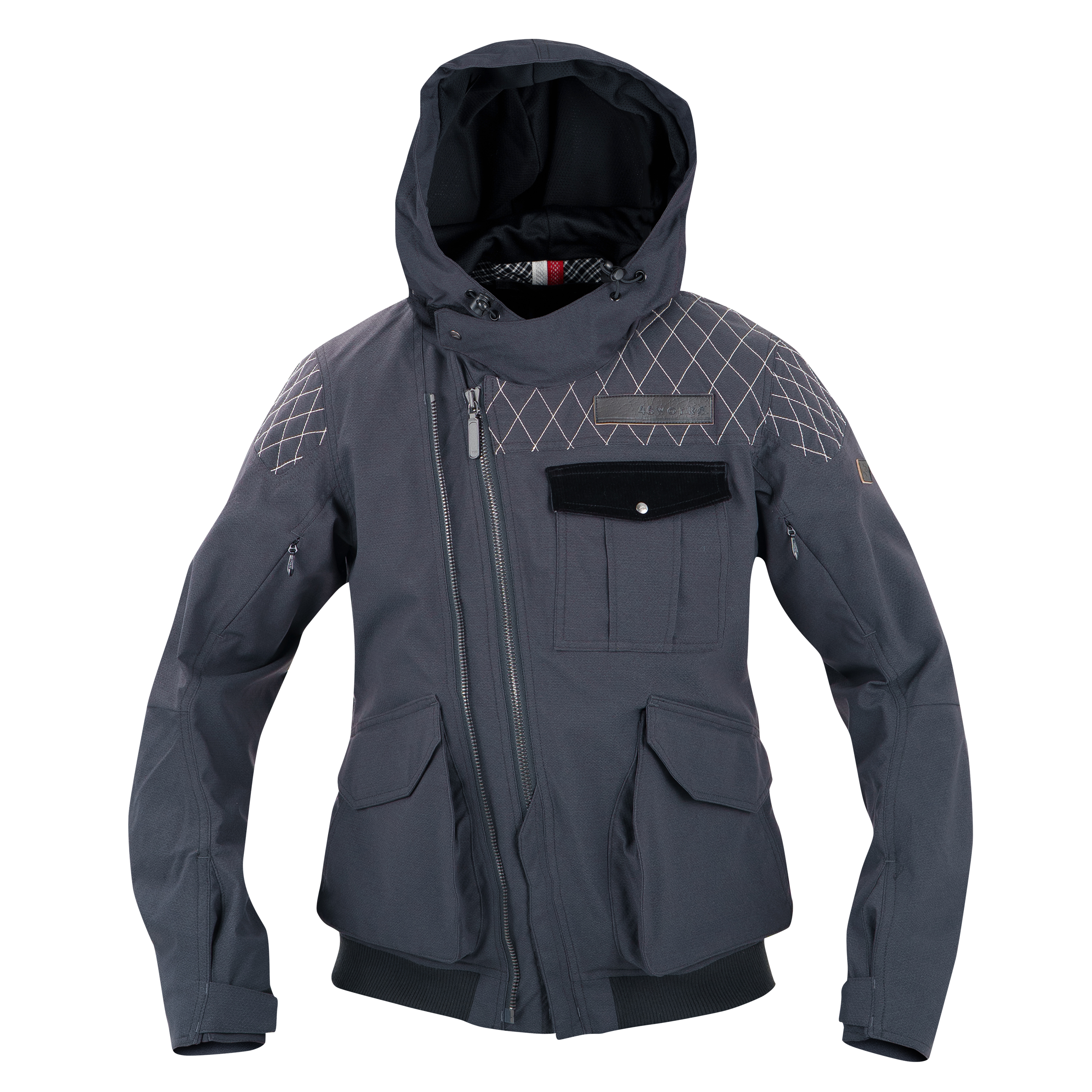 K-2459W 46works アーカナフードジャケット バイク用品のクシタニ