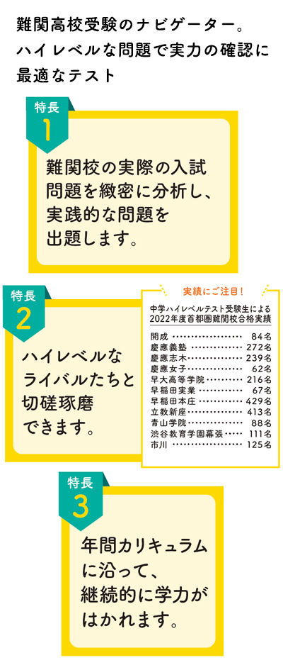 中学ハイレベルテスト | 模擬テスト | 教育開発出版株式会社