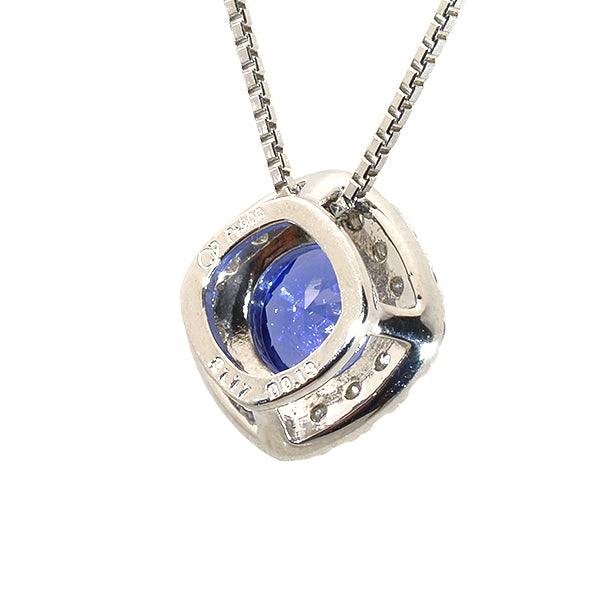 Ruby】ブルースポットジャスパーの大粒リーフ彫刻ネックレストップ