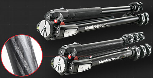 マンフロット MT055XPRO3－プロアルミニウム三脚3段 ネイチャー