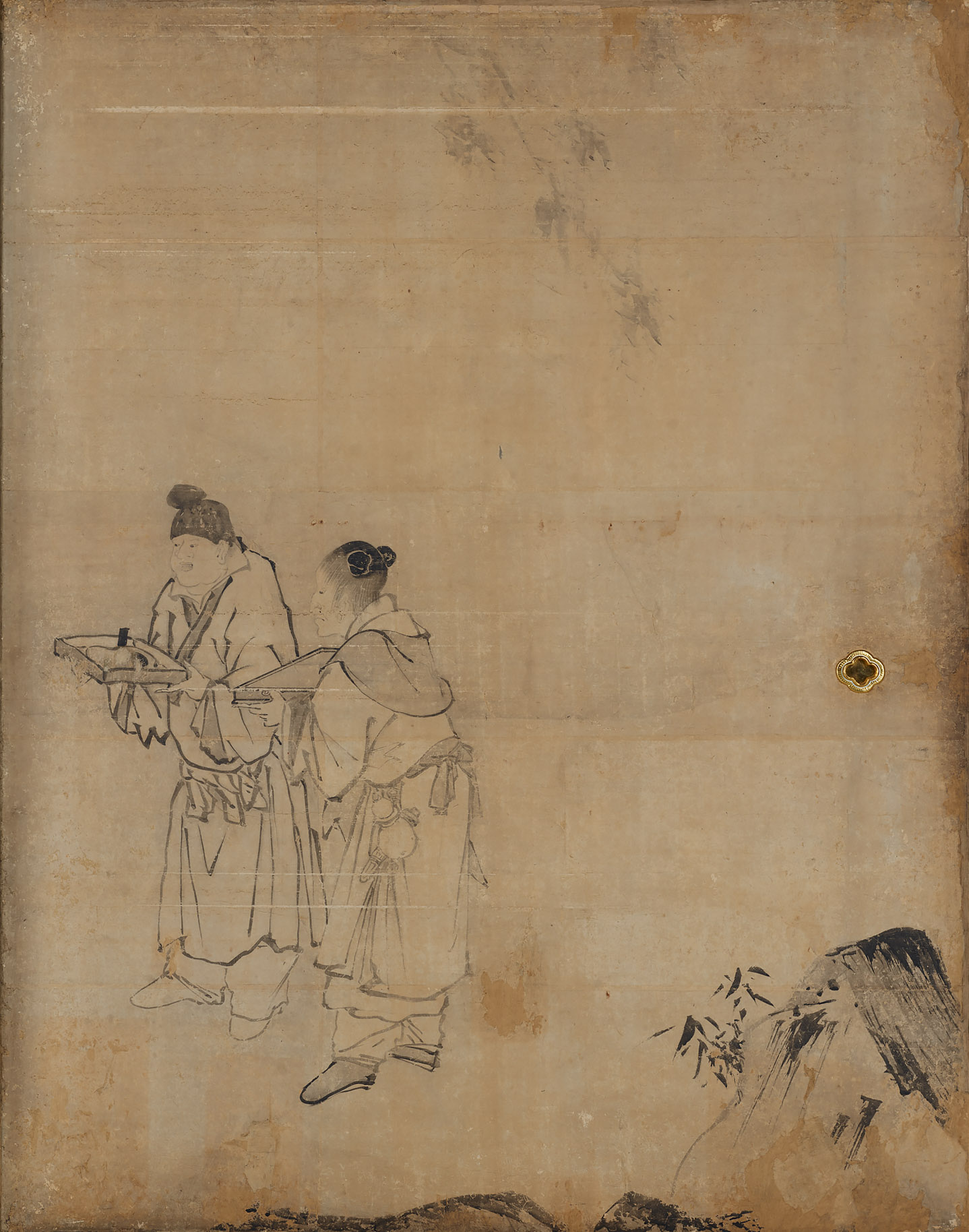 竹林七賢図襖 - 名品紹介 - 京都国立博物館