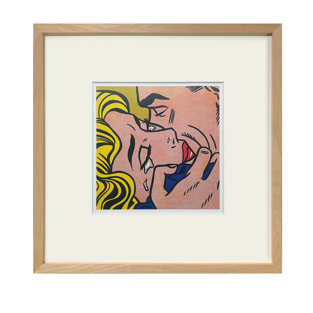 Roy Lichtenstein（ロイ リキテンスタイン） Kiss V アートポスター
