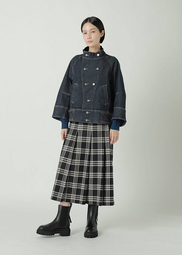 ZUCCa / S ハイパーストレッチデニム / ジャケット(M blue(12)): SALE