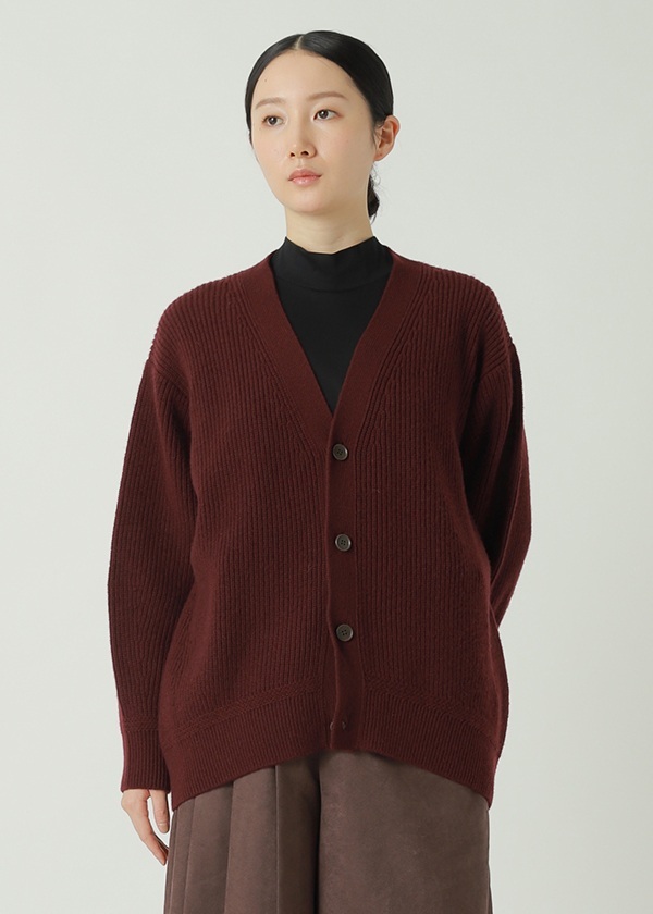 ZUCCa / S メリノウール / カーディガン(M wine(22)): SALE| A-net