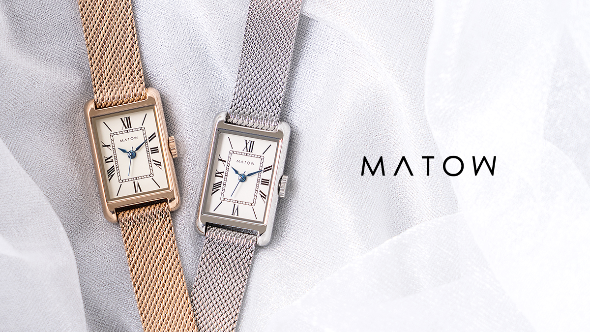 MATOW（マトウ）」- 新作腕時計– ぼんやりと幻想的な春の月をイメージ