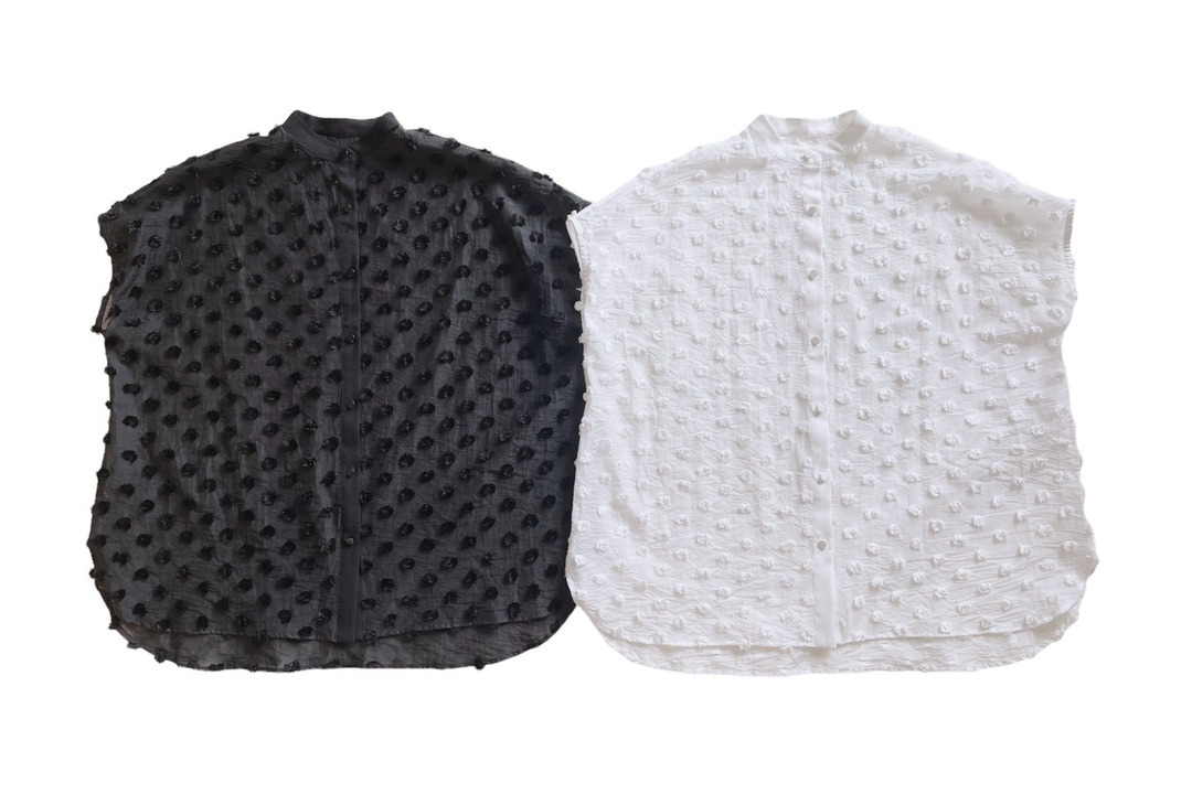 Fluffy dot Shirt - HIAND