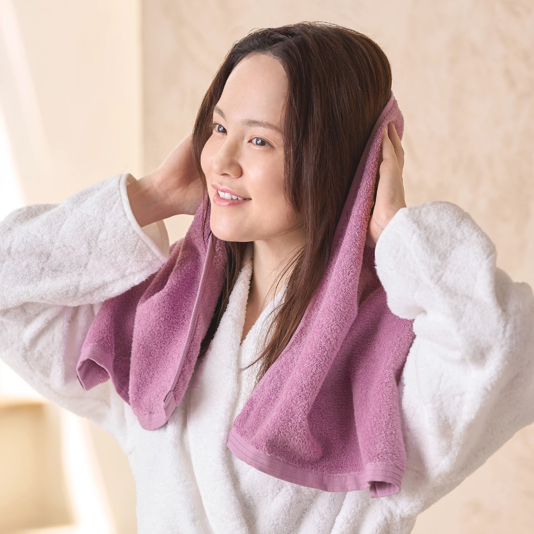 限定】ホットマンカラー ブルーメ ヘアタオル