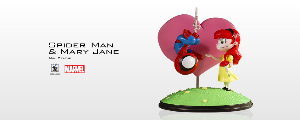 マーベル・コミック』【ミニスタチュー】スパイダーマン＆メリー