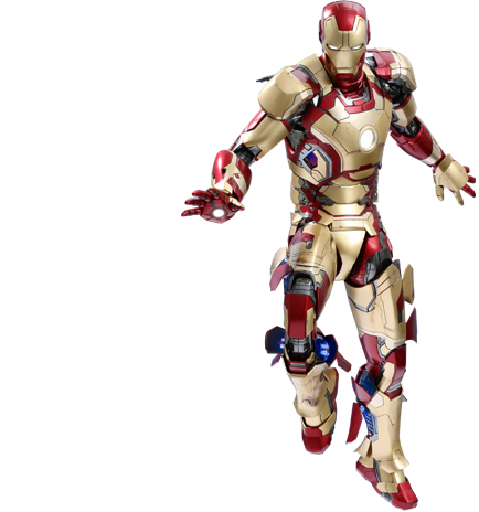 ホットトイズ アイアンマン3 1/4スケールフィギュア クォーター マーク