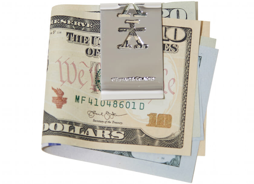 連載「憧れの逸品」No.22 ティファニーのマネークリップで支払いを