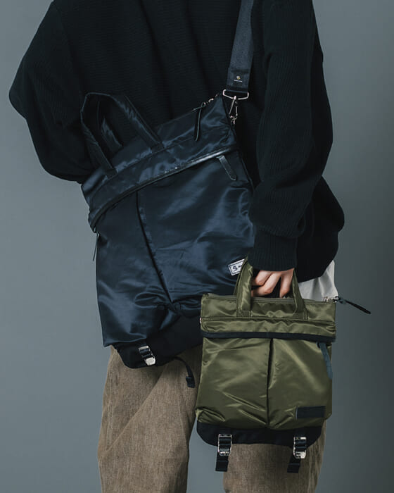 バッグに比肩する収納力。インクのリメイクウェアとマスターピースの