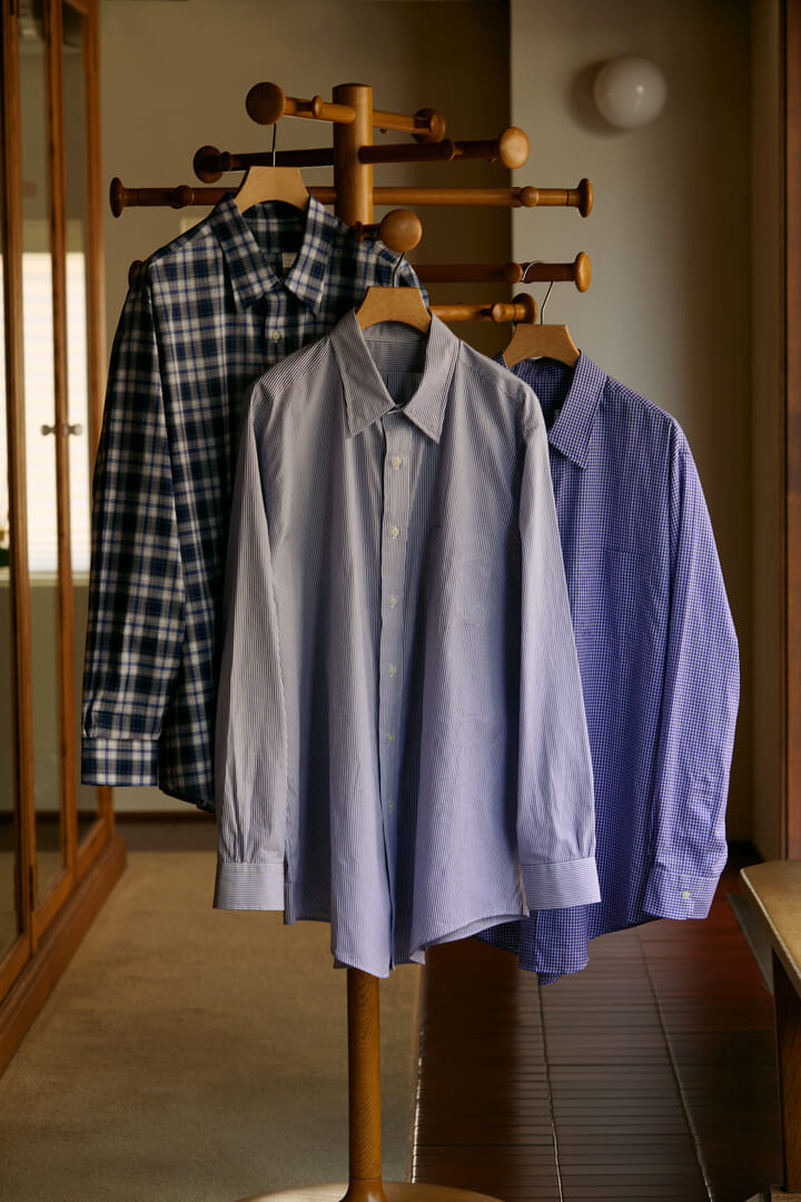 フイナムと金子恵治さんがつくった、ヒップなシャツとフォーマルな