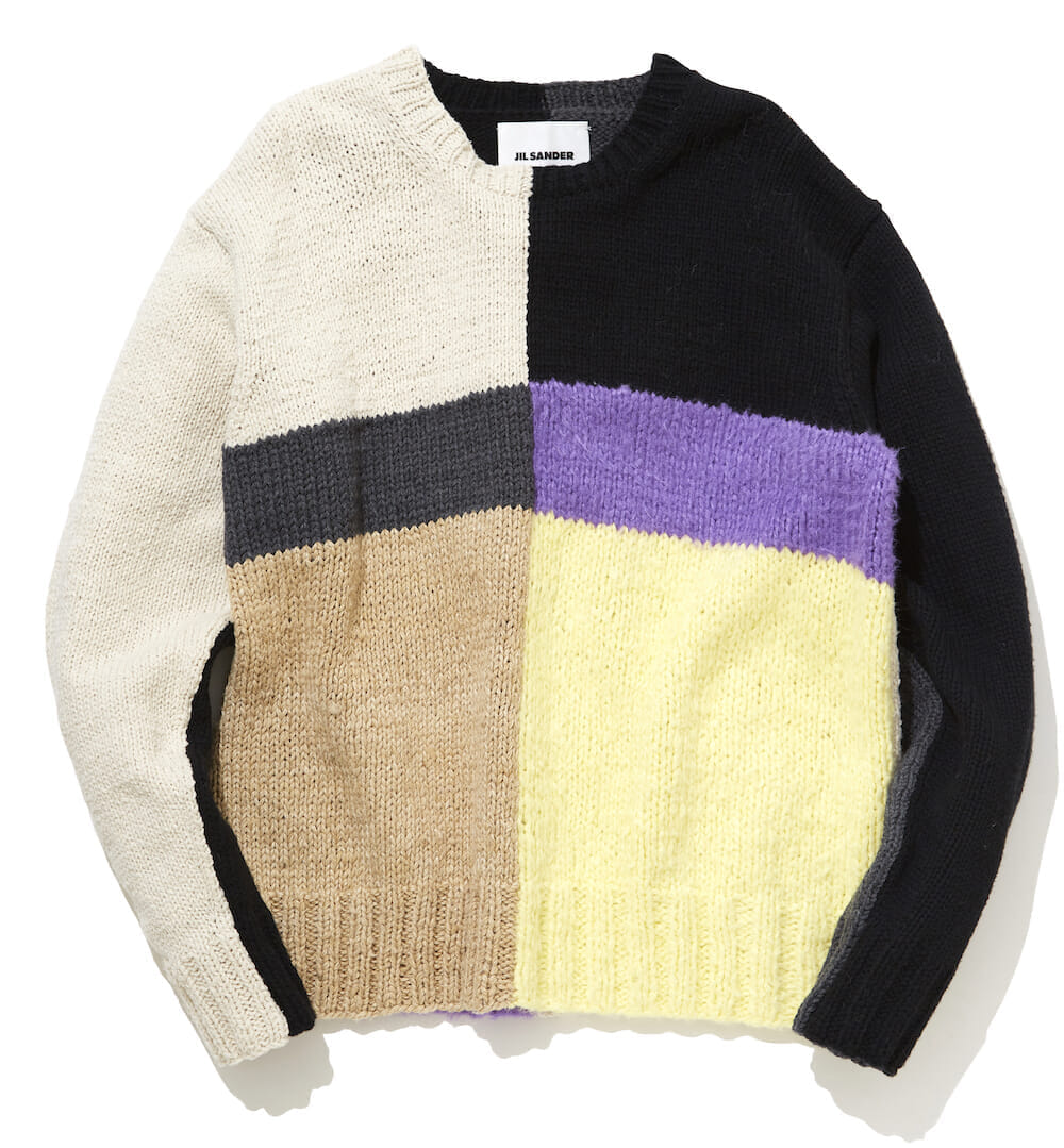 連載「憧れの逸品」No.238 色と字が踊るジル サンダーのニット
