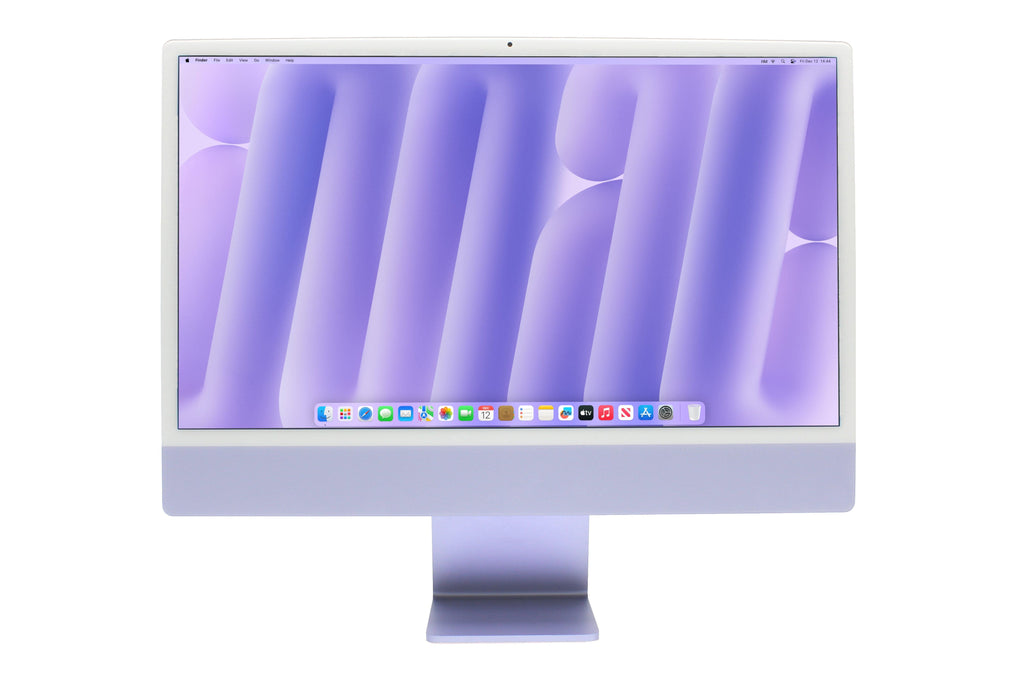 Refurbished Apple iMac 24-inch M4 (2-ports, 2024) Purple | Hoxton Macs