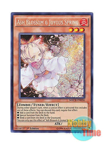 英語版 MACR-EN036 Ash Blossom & Joyous Spring 灰流うらら