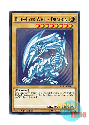 英語版 LDK2-ENK01 Blue-Eyes White Dragon 青眼の白龍 (ノーマル) 1st