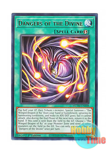 英語版 MZTM-EN008 Dangers of the Divine 神の怒り (レア) 1st Edition