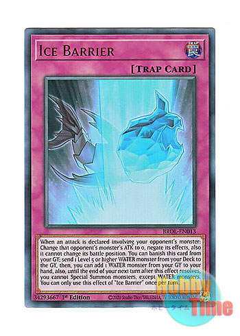 英語版 BROL-EN013 Ice Barrier 氷結界 (ウルトラレア) 1st Edition