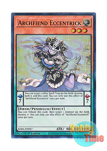 英語版 RA04-EN017 Archfiend Eccentrick エキセントリック・デーモン