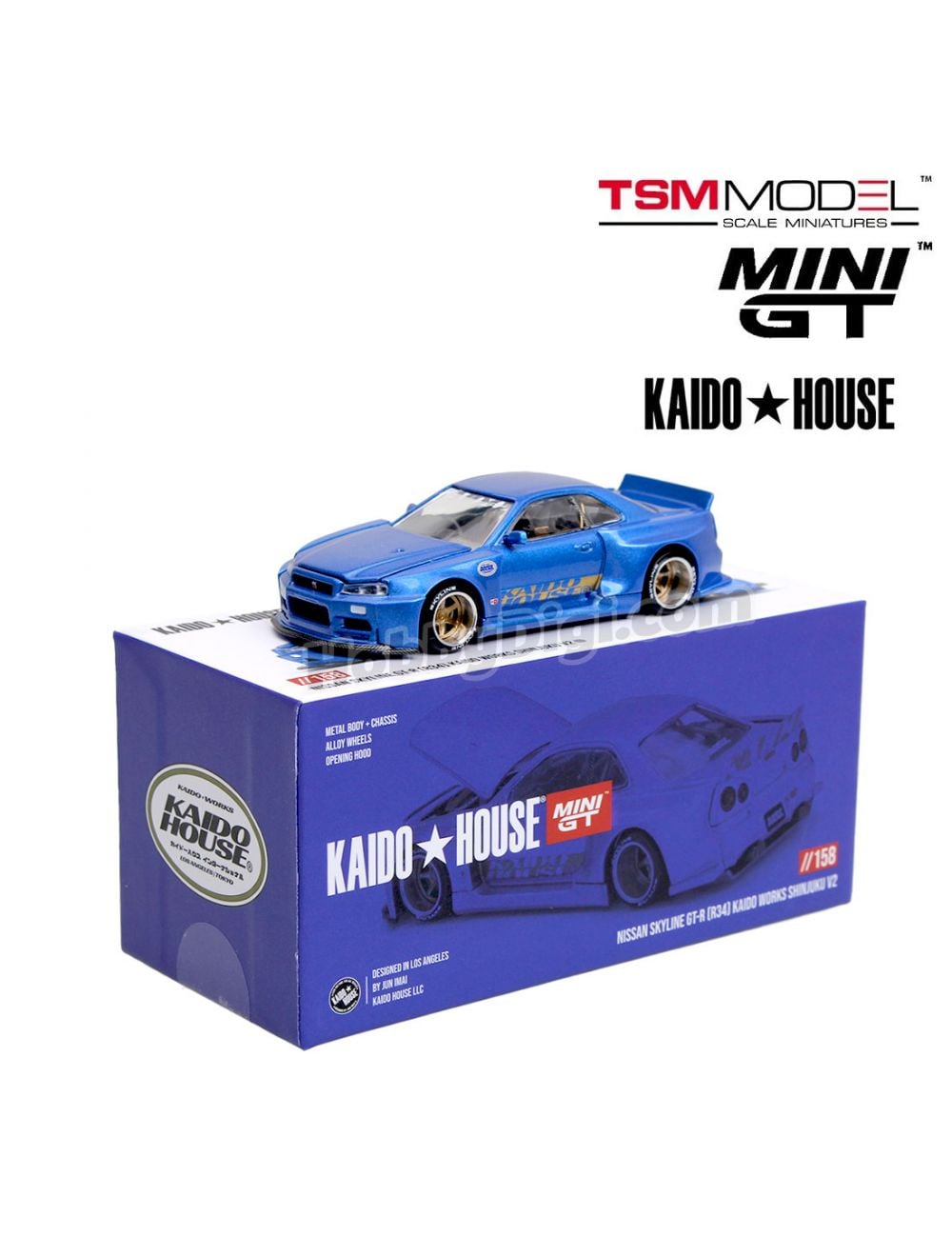 KAIDO HOUSE X MINI GT 1:64 Diecast Model Car - Nissan Skyline GT-R