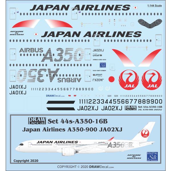 DRAWデカール 旅客機デカール 入荷しました | 大阪市本町 ミリタリー