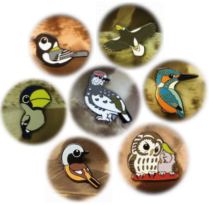 日本鳥類保護連盟 バードピンズ Hobby's World｜野鳥撮影やバード