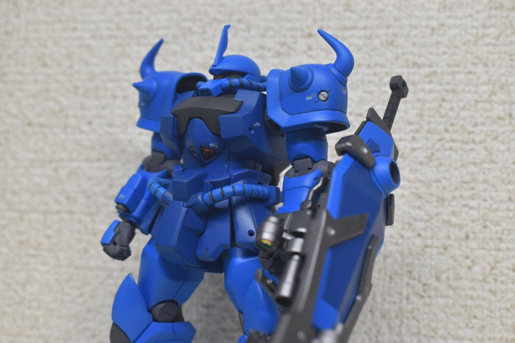 往年の名キットHGUCグフカスタムをグフカラーで塗装して制作！【全塗装