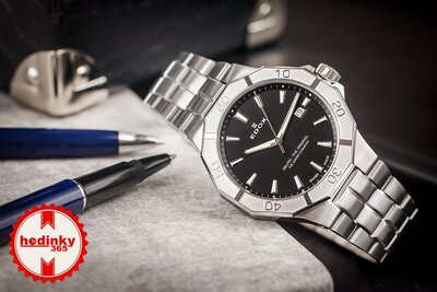 Edox Delfin Date Quartz 53021-3m-nin | Hodinky-365.com