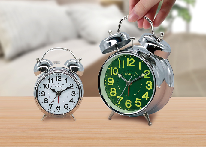 目覚まし時計HT-A038S-SV | 保土ヶ谷電子販売株式会社