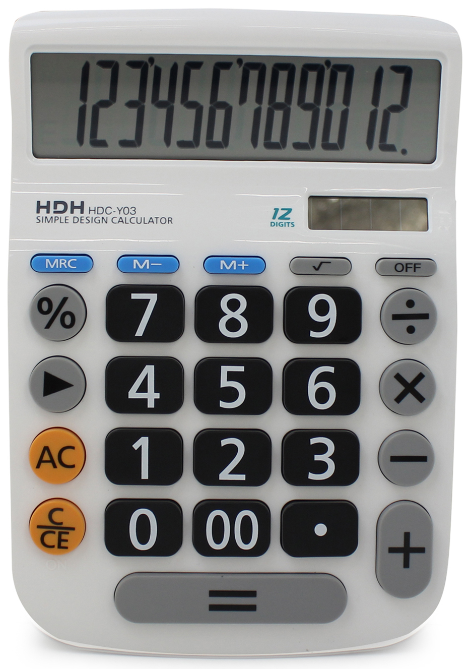 やさしい電卓ディスクタイプHDC-Y03 | 保土ヶ谷電子販売株式会社