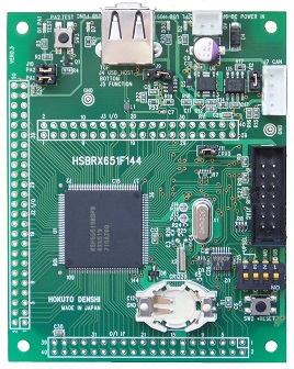RX651(144ピン)マイコン搭載ボード HSBRX651F144 | 北斗電子